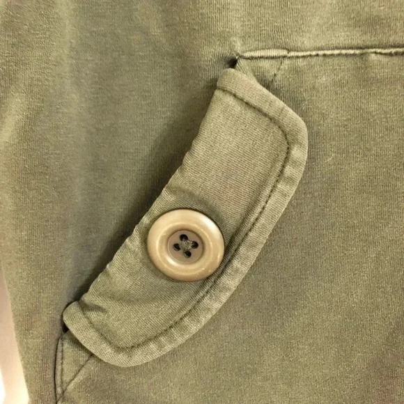 Joe Fresh Green Zippered Hoodie Size Extra Small - Picture 2 of 16